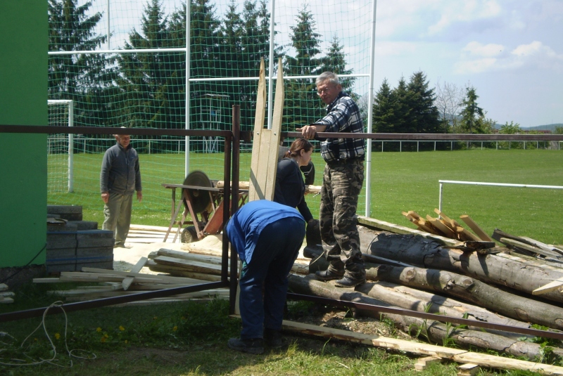 Výmena oplotenia na amfiteátri v roku 2016