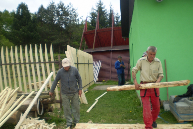 Výmena oplotenia na amfiteátri v roku 2016