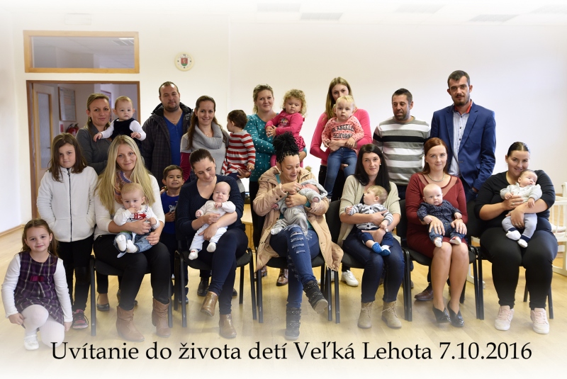 Stretnutie Jubilantov a Uvítanie detí do života 2016