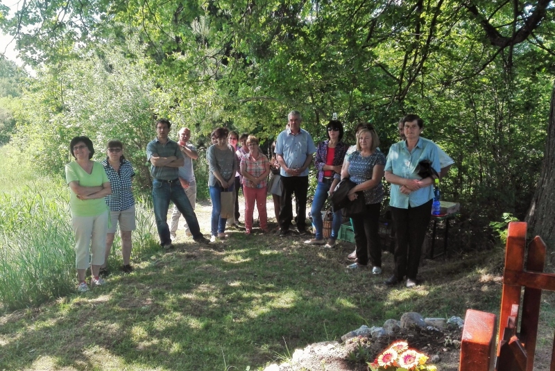 Vysvätenie kríža v Burových jarkoch 28.05.2017