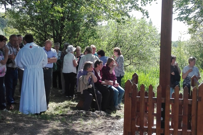 Vysvätenie kríža v Burových jarkoch 28.05.2017