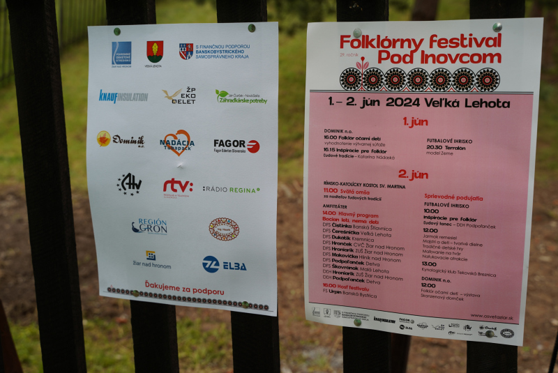 29. Folklórny festival Pod Inovcom 2024